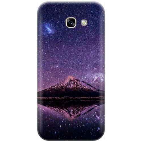 фото Силиконовый чехол на samsung galaxy a5 (2017) / самсунг а5 2017 с принтом "гора и звездное небо" gosso