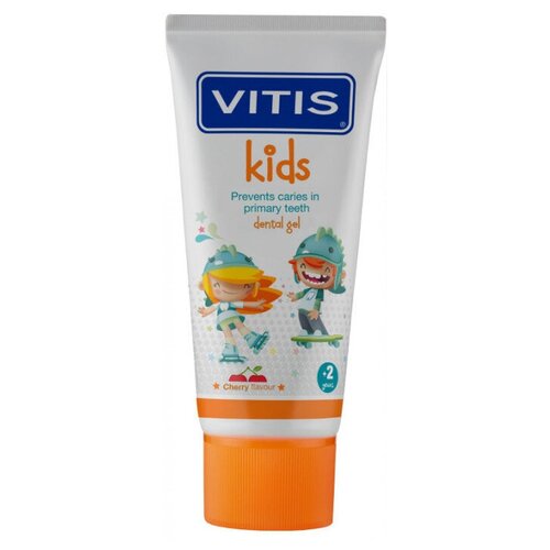 Зубной гель VITIS Kids вишня 2+, 50 мл