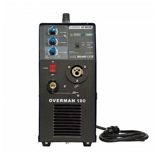 Инверторный сварочный полуавтомат AuroraPRO OVERMAN 180 (MOSFET) + Подарок Маска сварщика Хамелеон Aurora SUN-7 c увеличенным светофильтром