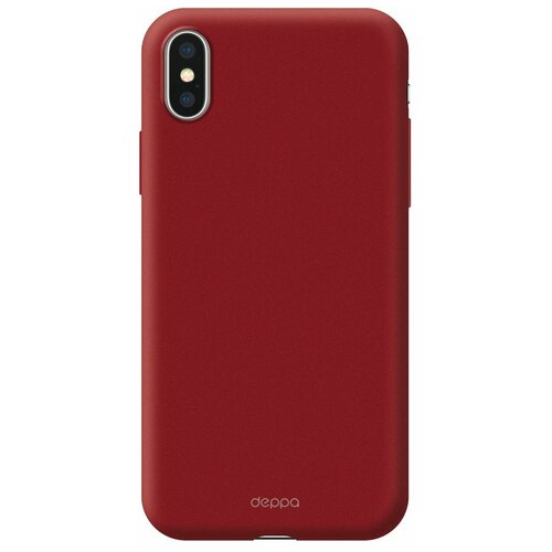 фото Чехол-накладка deppa air case для apple iphone xs max красный