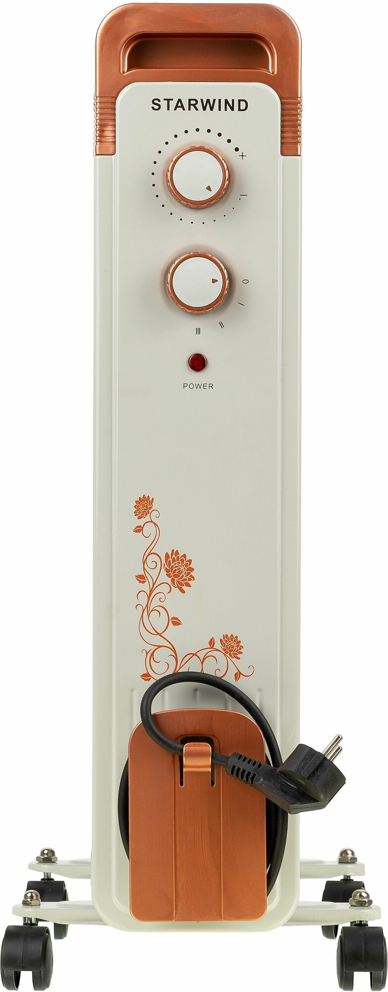 Масляный радиатор STARWIND , 2000Вт, белый - фото №4