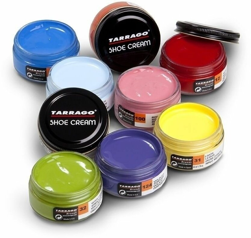 Крем для обуви Shoe Cream TARRAGO, цветной, банка стекло, 50 мл. (117 (fawn) олень/коричневый олень) - фотография № 12