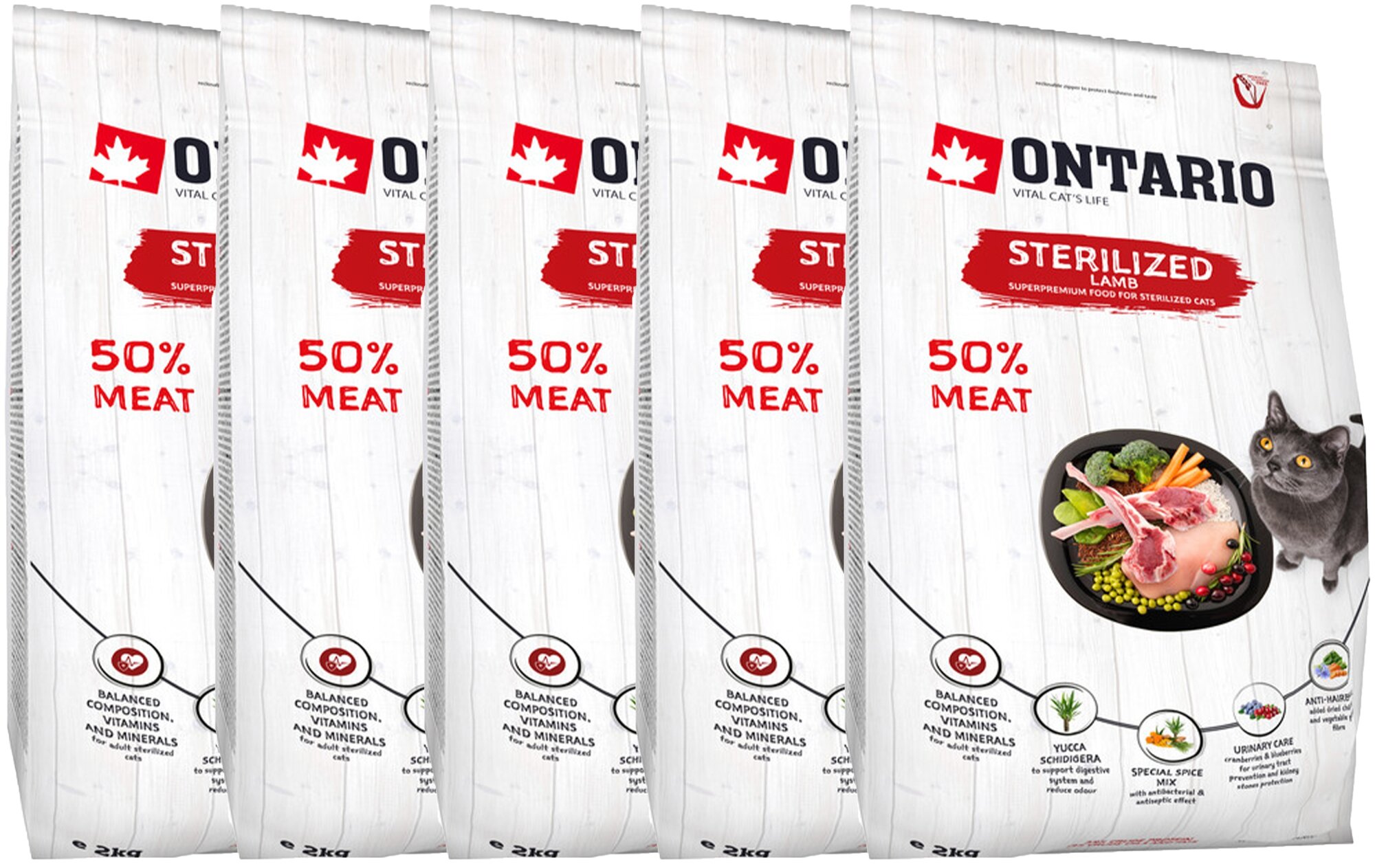 Ontario      (Ontario Cat Sterilised Lamb) 2   5 .