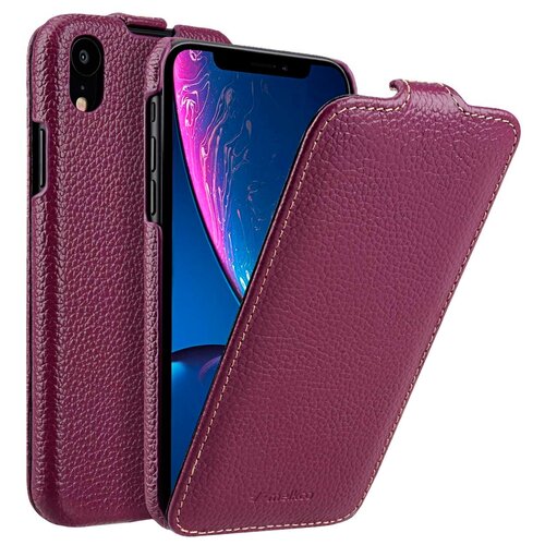 Кожаный чехол Melkco для Apple iPhone XR - Jacka Type - сиреневый