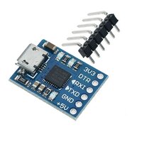 USB-TTL (USB-UART) программатор (CP2102), micro-USB, 6-pin, 1 шт.