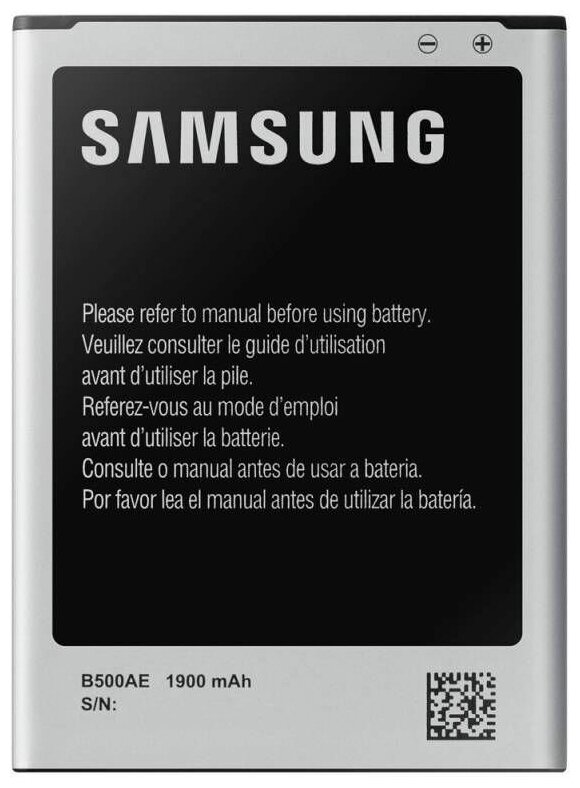 Аккумулятор Samsung EB-B500AEBECRU 1900 мАч для Samsung Galaxy S4 mini GT-I9190