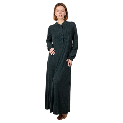 Платье женское Lilians, макси, закрытое, бордовое, размер 56