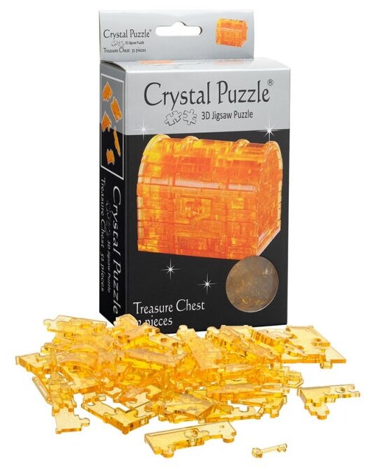 Головоломка 3D Crystal Puzzle Сундук - фото №15