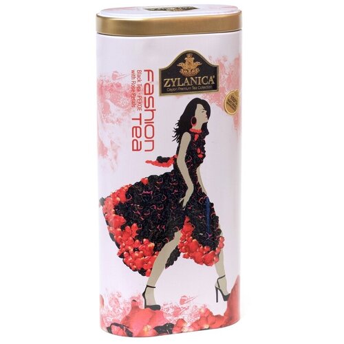 Чай черный Zylanica Fashion с лепестками роз подарочный набор, 100 г