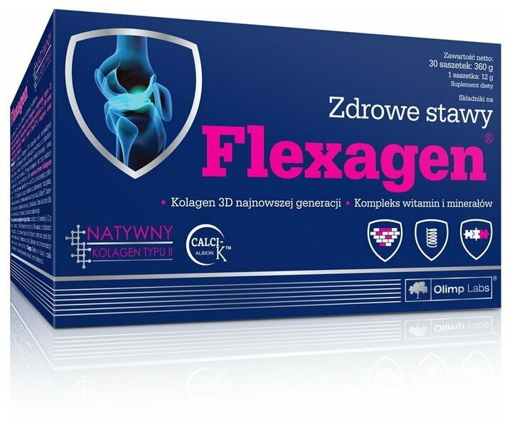 Olimp Labs Flexagen raspberry 30 sachets