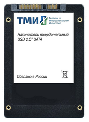 Накопитель SSD 2.5' ТМИ црмп.467512.001-02 1TB SATA 6Gb/s 3D TLC 560/510MB/s IOPS 66K/73K MTBF 3M