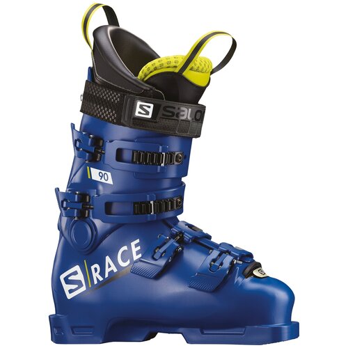 горнолыжные ботинки salomon s race 90 р 5 23 raceblue acid Горнолыжные ботинки Salomon S/Race 90, р.5 / 23, raceblue/acid