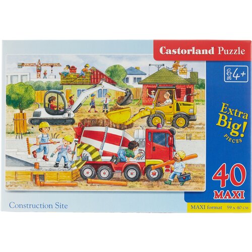 Пазл Castorland Construction Site (B-040018), 40 дет. конструктор lego construction site