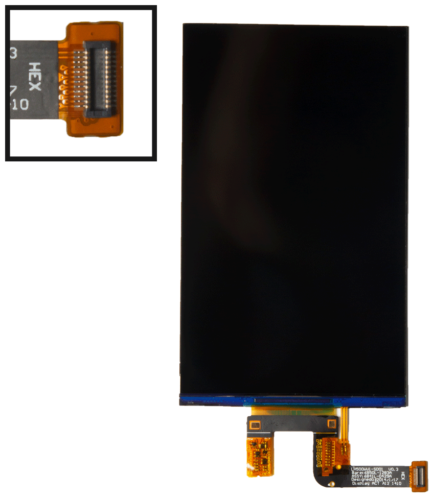 Матрица (дисплей) для телефона LG L80 D380 / 800x480 (WVGA)