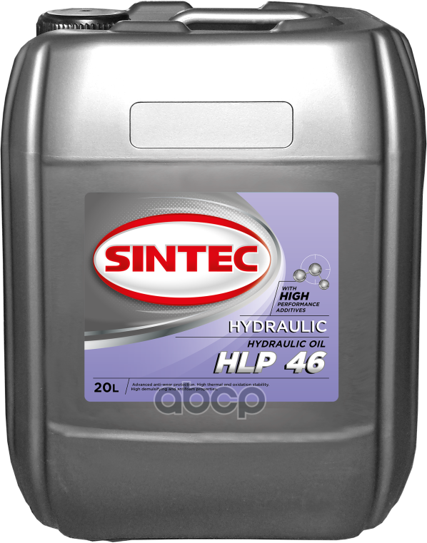 Масло Гидравлическое Sintec Hydraulic Hlp-46 20 Л 999986 SINTEC арт. 999986