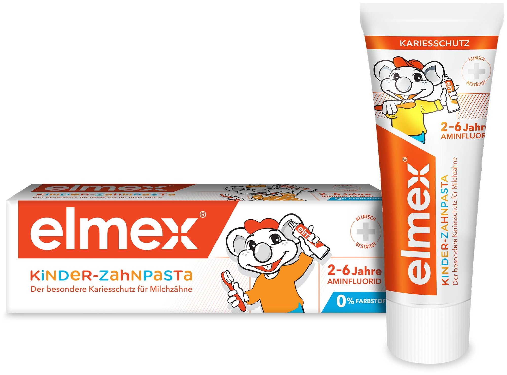 Elmex Детская зубная паста Children's от 2-х до 6 лет, 50 мл, Elmex