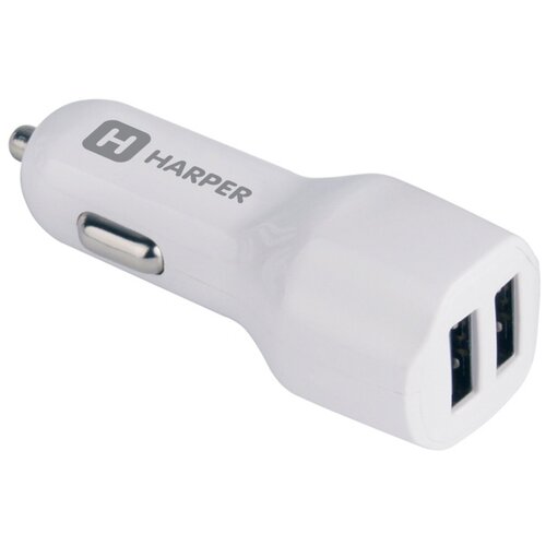 фото Автомобильное зарядное устройство usb harper cch-6220 white