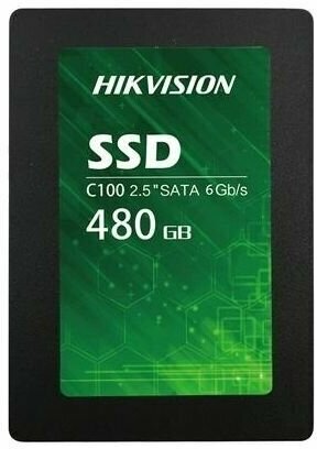 Накопитель SSD 2.5' HIKVISION HS-SSD-C100/480G C100 480GB SATA 6Gb/s TLC 520/400MB/s IOPS 50K/30K MTBF 2M 7mm