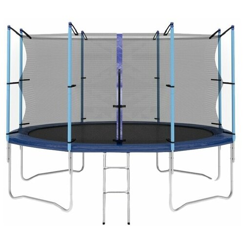 фото Батут diamond fitness internal 12 ft (366 см) с защитной сеткой и лестницей
