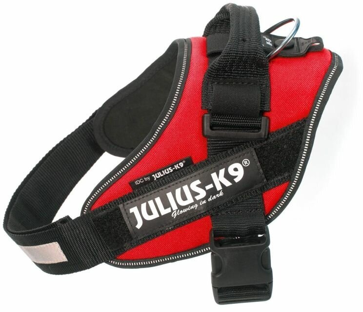 JULIUS-K9 шлейка для собак IDC-Powerharness 2 (28-40 кг) (71-96 см., Красный) - фото №10