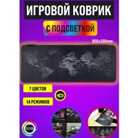 Игровые коврики для мышки с подсветкой 80х30см.