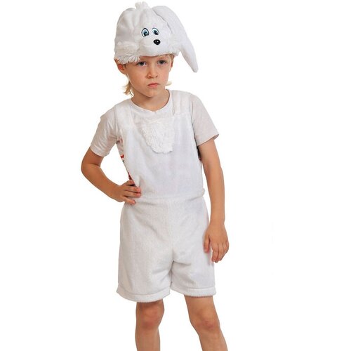Костюм КАРНАВАЛОФФ, размер 92-122, белый костюм карнавалофф медсестра размер 116 122 белый