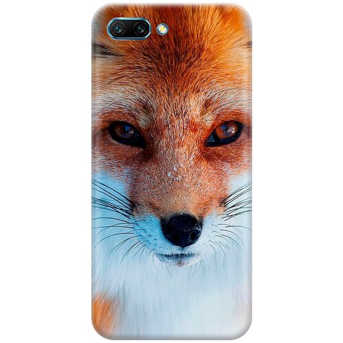 фото Силиконовый чехол на honor 10 / хонор 10 с принтом "спокойный лис" gosso