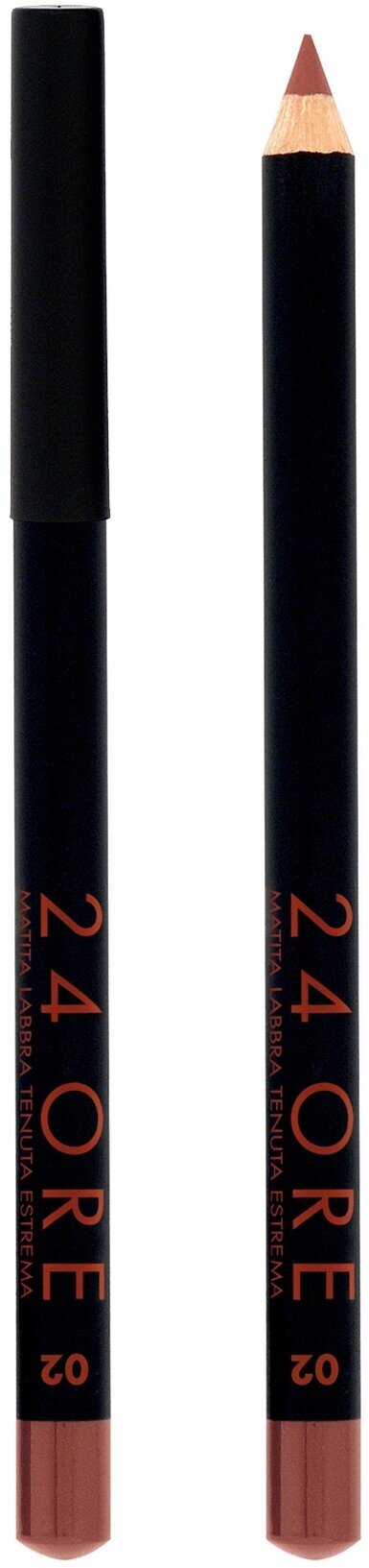DEBORAH MILANO Карандаш для губ стойкий 24 Ore Long Lasting Lip Pencil, 1,5 г, 02 Розовый нюд