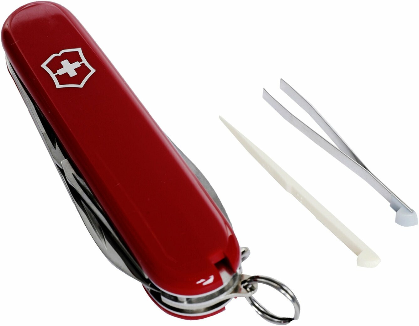 Нож перочинный Victorinox Sportsman (0.3803) 84мм 13функций красный карт.коробка - фото №4