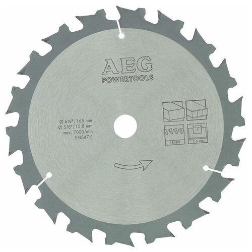 AEG Пильный диск 165x15.8x1,5 4932430366