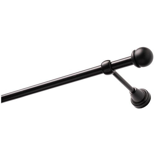 Карниз для штор 1,8 метра AICITY16 сфера черный матовый
