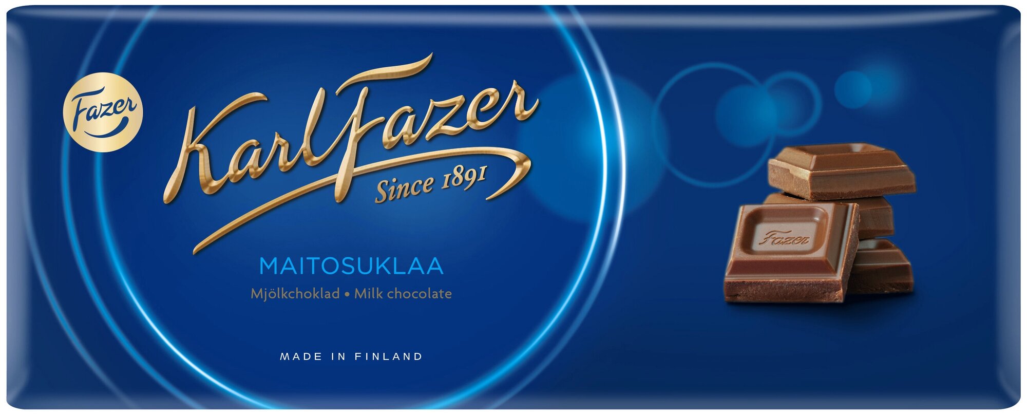 Молочный шоколад Fazer, 200 гр, Финляндия