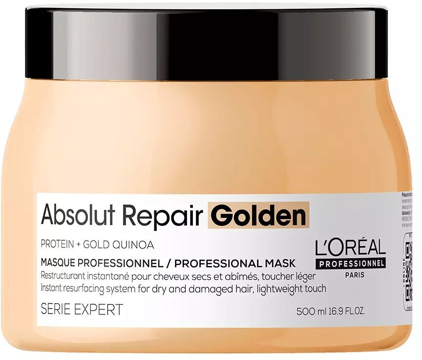 Маска LOREAL PROFESSIONNEL Absolut Repair Golden для восстановления поврежденных волос, 500 мл
