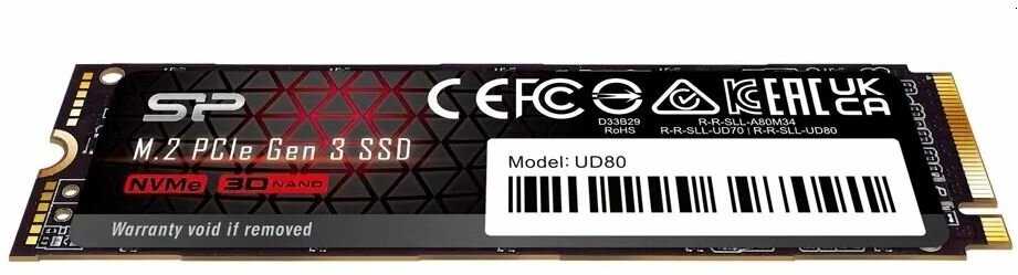 Твердотельный накопитель Silicon Power M-Series UD80 250Gb PCI-E 3.0 SP250GBP34UD8005 - фото №7