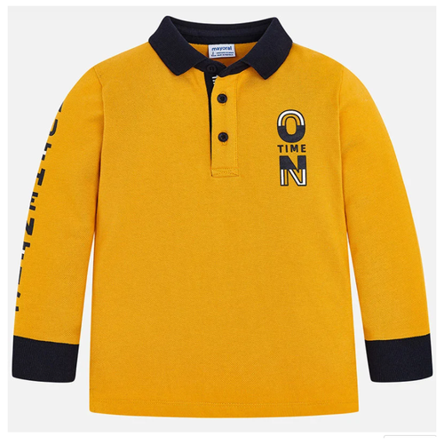 фото Поло mayoral, размер 9(134), оранжевый