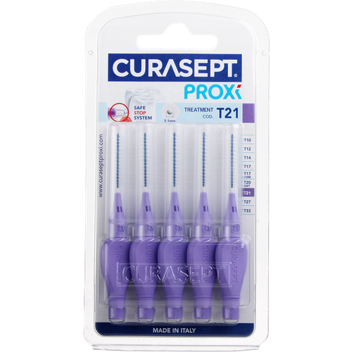 Curasept Proxi T21 Purple межзубной ершик 1 шт curasept proxi t10 fuchsia межзубной ершик 1 шт