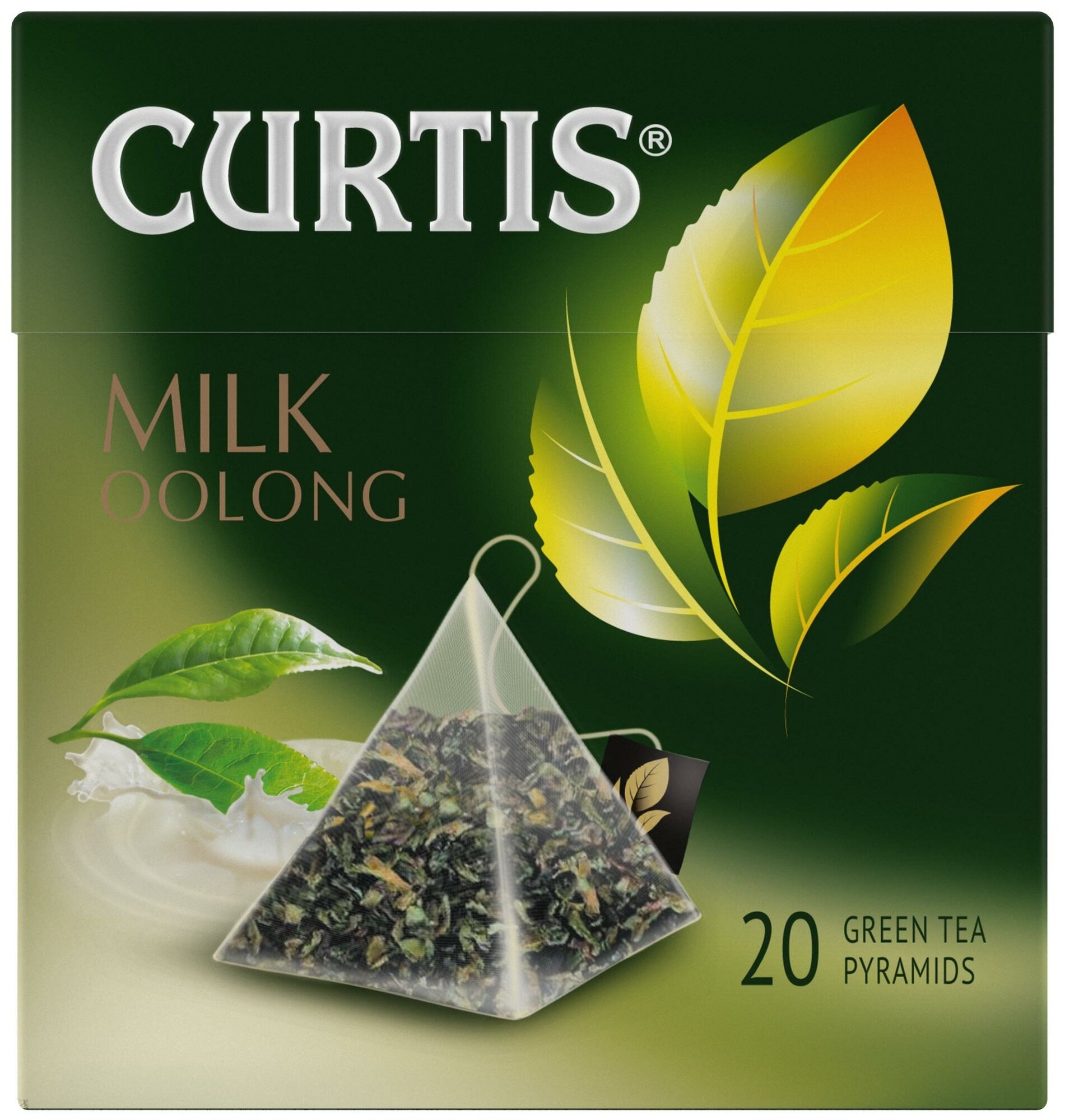 Чай Curtis "Milk Oolong", молочный улун, 20 пирамидок - фотография № 2