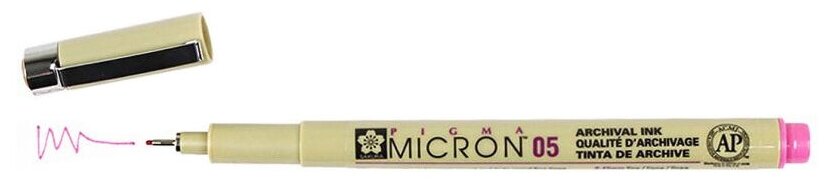 Ручка капиллярная Pigma Micron 0.45мм Розовый