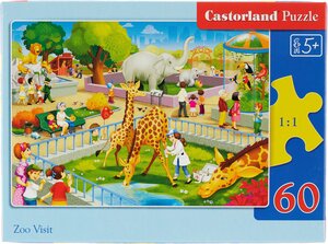 Пазл В зоопарке Castorland 60 деталей 32х23см В-066155 5+