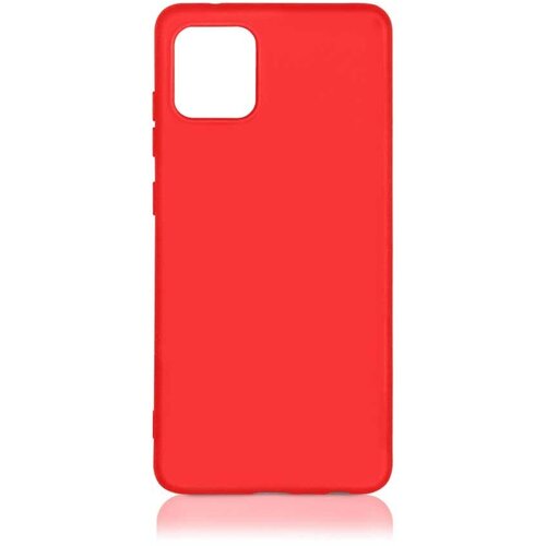 Чехол DF для Samsung Galaxy A03 Core Silicone Red sOriginal-33