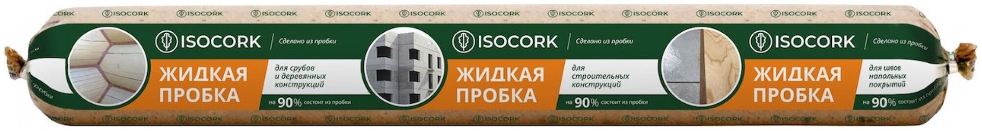 Герметик ISOCORK туба 500мл. цвет бук 39С