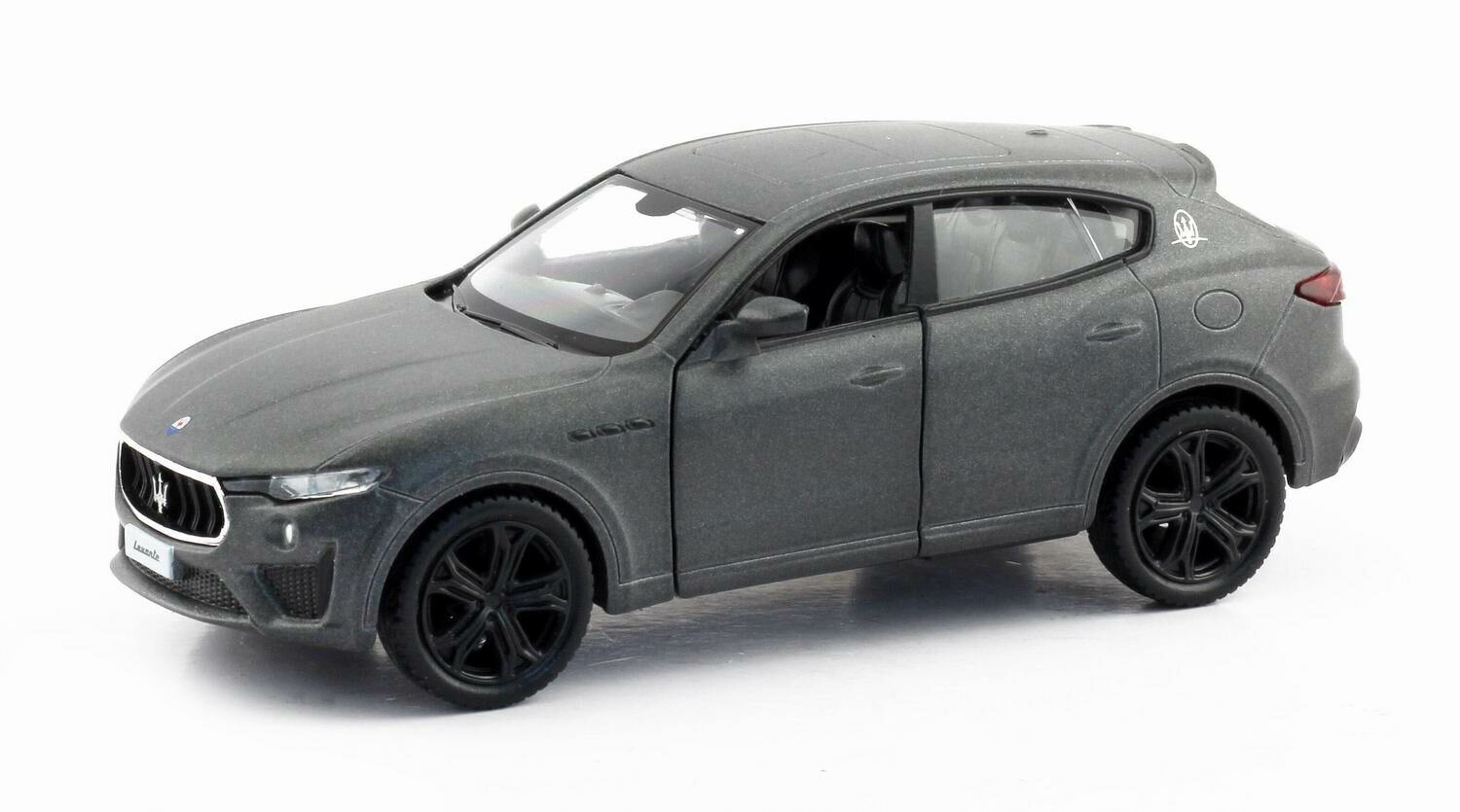 Машина металлическая RMZ City 1:32 Maserati Levante GTS 2019,инерционный механизм, двери открываются, серый матовый цвет. - Uni-Fortune [554986M(C)]