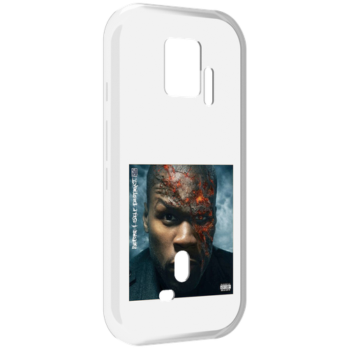 Чехол MyPads 50 Cent - Before I Self Destruct мужской для ZTE Nubia Red Magic 7S Pro задняя-панель-накладка-бампер