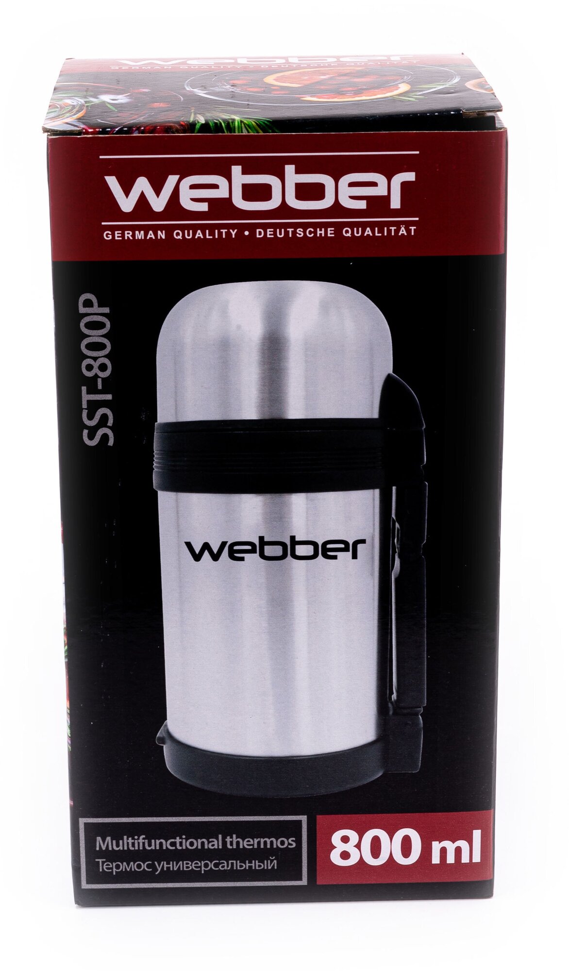 Классический термос Webber SST, 0.8 л, SST-800P - фотография № 6
