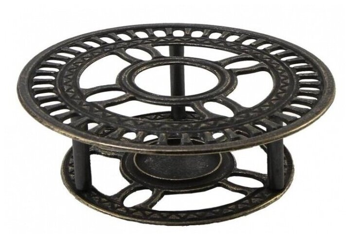 фото Подставка под горячую посуду, диам. 13 см, антик KSVA-AL-80-283-ANT