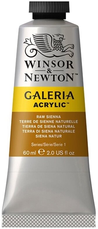 Краска акриловая художественная Winsor&Newton "Galeria", 60мл, туба, натуральная сиена (2120552)