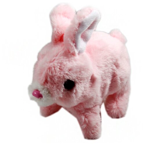 мягкая игрушка кролик c ушками загибушками Кролик интерактивная игрушка символ года Подарок на Новый год Плюшевый заяц