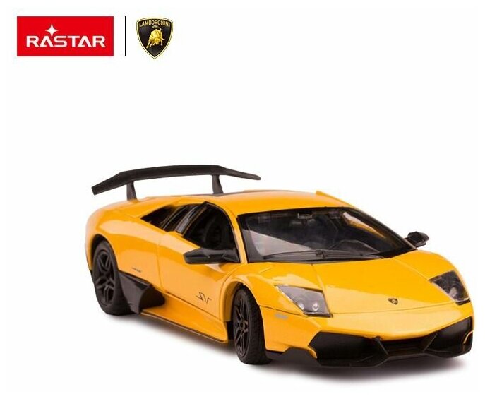 Машина металлическая 1:43 scale Lamborghini Murcielago LP 670-4 SV, цвет желтый 39500Y