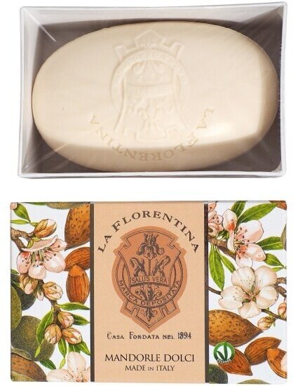Мыло LA Florentina Sweet Almondsr, Сладкий миндаль, 300 г