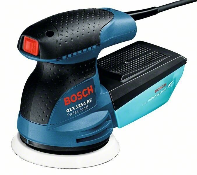 Эксцентриковая шлифмашина BOSCH GEX 125-1 AE коробка 250 Вт